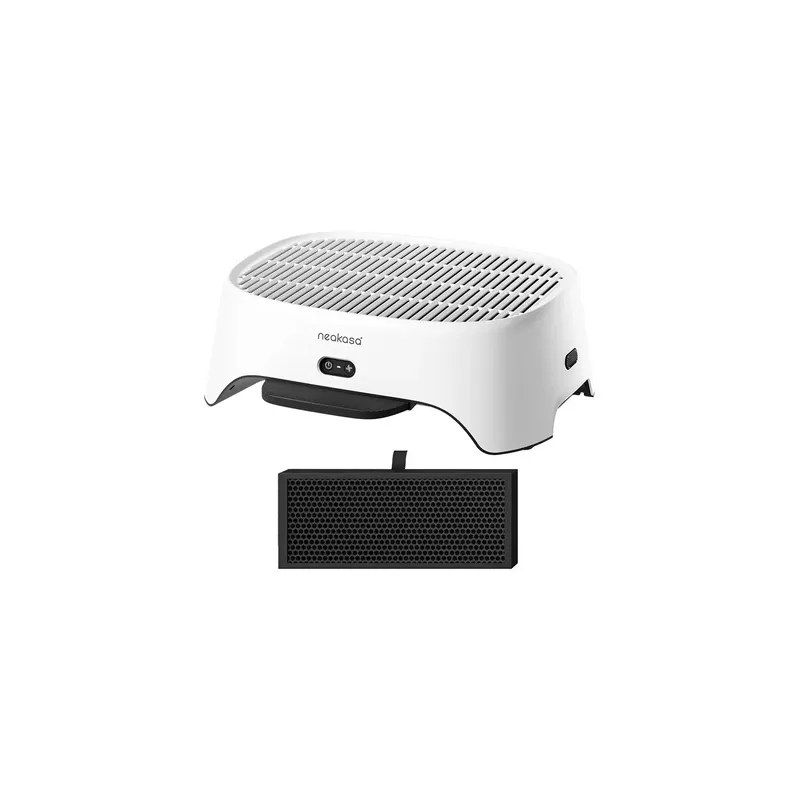 Step for a litter box with the Neakasa AirStep odor absorber